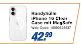 Handyhülle iPhone 16 Clear Case mit MagSafe Angebote von Apple bei expert Karlsruhe für 42,99 €