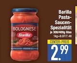 Pasta-Saucen-Spezialität Bolognese von Barilla im aktuellen EDEKA Prospekt für 2,99 €