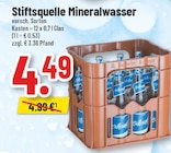 Trinkgut Fröndenberg - Stiftsquelle Mineralwasser Angebot im Prospekt Stiftsquelle Mineralwasser bei Trinkgut im Fröndenberg Prospekt für 4,49 €