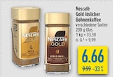 Gold löslicher Bohnenkaffee von Nescafé im aktuellen diska Prospekt für 6,66 €