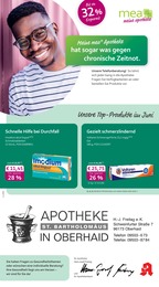 Apotheken Prospekt von mea - meine apotheke in Kemmern Aktueller mea - meine apotheke Apotheken Prospekt für Kemmern: Unsere Juni-Angebote mit 4} Seiten, 01.06.2026 - 30.06.2026