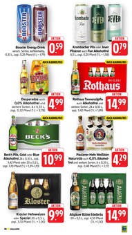 Bier im EDEKA Prospekt "Aktuelle Angebote" mit 40 Seiten (Konstanz)