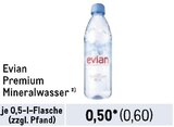 Premium Mineralwasser von Evian im aktuellen Metro Prospekt für 0,60 €