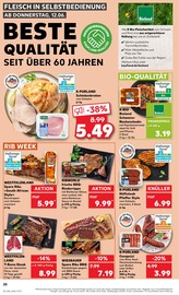 Schweinefleisch im Kaufland Prospekt in Weinheim Aktueller Kaufland Prospekt mit Schweinefleisch, "Aktuelle Angebote", Seite 20