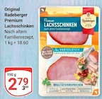 Premium Lachsschinken Angebote von Radeberger bei GLOBUS Bruchsal für 2,79 €