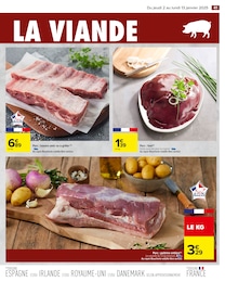 Offre Poitrine De Porc dans le catalogue Carrefour du moment à la page 43