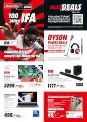 Aktueller MediaMarkt Saturn Prospekt mit Multimedia, "100 Jahre IFA", Seite 1