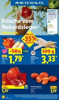 Äpfel im aktuellen Lidl Prospekt (Bremerhaven) Äpfel im Lidl Prospekt "LIDL LOHNT SICH" mit 75 Seiten (Bremerhaven)