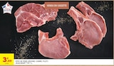 Promo Côte de porc (échine, carré, filet) à 3,49 € dans le catalogue Intermarché Contact à Blanzat