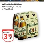 Helles Pülleken Angebote von Veltins bei GLOBUS St. Ingbert für 3,49 €