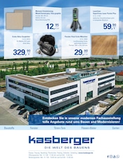 Fliesen im Kasberger Baustoff GmbH Prospekt in Passau Aktueller Kasberger Baustoff GmbH Prospekt mit Fliesen, "DIE WELT DES BAUENS", Seite 1