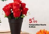 Composition fleurie en promo chez Maxi Bazar Composition fleurie dans le catalogue Maxi Bazar