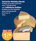 Steirischer Weinkäse Klassik oder Sellthürner Hofkäse im V-Markt Prospekt zum Preis von 1,79 €