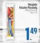 Backzutaten im EDEKA Prospekt Frischer Pizzateig von Henglein im aktuellen EDEKA Prospekt für 1,49 €