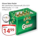 Aktuelle Radler Angebote bei GLOBUS in Rostock Aktuelles Natur Radler Angebot bei GLOBUS in Rostock ab 14,99 €