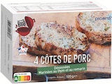 Promo 4 côtes de porc désossées marinées au thym et au romarin à 6,99 € dans le catalogue Picard à Rivières