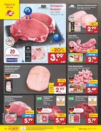 Netto Marken-Discount Schweinefleisch im Prospekt 