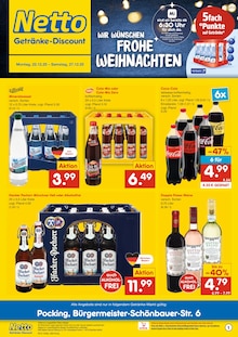 Netto Marken-Discount Prospekt "DER ORT, AN DEM DU IMMER AUSGEZEICHNETE PREISE FINDEST." mit  Seiten (Pocking)