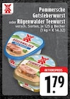 Pommersche Gutsleberwurst im Angebot bei EDEKA in Mönchengladbach Pommersche Gutsleberwurst Angebote von Rügenwalder bei EDEKA Mönchengladbach für 1,79 €