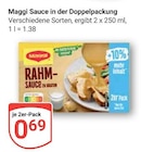 Sauce in der Doppelpackung Angebote von Maggi bei GLOBUS Oberhausen für 0,69 €
