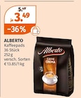 Kaffeepads von ALBERTO im aktuellen Müller Prospekt für 3,49 €