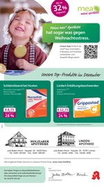 mea - meine apotheke Apotheken Prospekt der aktuellen Woche mit 4 Seiten, gültig von 01.12.2025 bis 31.12.2025, in Rösrath und Umgebung Aktueller mea - meine apotheke Apotheken Prospekt in Rösrath und Umgebung, "Unsere Dezember-Angebote" mit 4 Seiten, 01.12.2025 - 31.12.2025