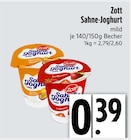 Sahne-Joghurt von Zott im aktuellen E xpress Prospekt für 0,39 €