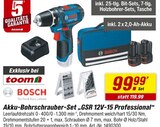 Akku-Bohrschrauber-Set GSR 12V-15 Professional im Angebot bei toom Baumarkt in Altenburg Akku-Bohrschrauber-Set GSR 12V-15 Professional Angebote von Bosch bei toom Baumarkt Altenburg für 99,99 €