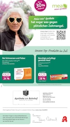 Apotheke Prospekt von mea - meine apotheke in Korntal-Münchingen Aktueller mea - meine apotheke Apotheken Prospekt für Korntal-Münchingen: Unsere Juli-Angebote mit 4} Seiten, 01.07.2025 - 31.07.2025