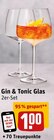 Aktuelles Gin & Tonic Glas Angebot bei REWE in Hildesheim ab 1,00 €