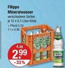 Mineralwasser von Filippo im aktuellen V-Markt Prospekt für 2,99 €