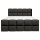 BOXBETT 180/200 cm, in Schwarz, gepolstertes Kopfteil, Bettkasten, Topper, H3 = fest von Xora im aktuellen XXXLutz Möbelhäuser Prospekt
