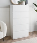Commode 5 tiroirs en promo chez B&M Dijon à 69,95 €