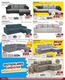 Couch im POCO Prospekt "Sparstufe ROT!" mit 26 Seiten (Mülheim (Ruhr))