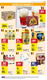 Prix et réduction Coffret Bières dans le prospectus Carrefour Market en cours Offre Coffret Bières dans le catalogue Carrefour Market du moment à la page 9
