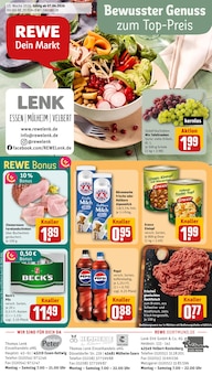 Cola im REWE Prospekt "Dein Markt" mit 26 Seiten (Velbert)