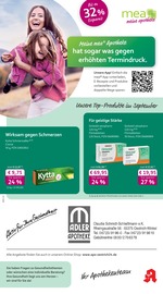 mea - meine apotheke Apotheken Prospekt der aktuellen Woche mit 4 Seiten, gültig von 01.09.2026 bis 30.09.2026, in Oestrich-Winkel und Umgebung Aktueller mea - meine apotheke Apotheken Prospekt in Oestrich-Winkel und Umgebung, "Unsere September-Angebote" mit 4 Seiten, 01.09.2026 - 30.09.2026