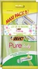 Rasoirs 3 lames pure lady 2x8 - BIC dans le catalogue Intermarché