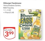 Fassbrause im Angebot bei GLOBUS in Erftstadt Fassbrause Angebote von Bitburger bei GLOBUS Erftstadt für 3,99 €