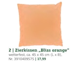 Zierkissen "Bliss orange" im aktuellen Pflanzen Kölle Prospekt für 17,99 €