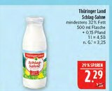 Schlag-Sahne im Angebot bei Marktkauf in Altenburg Schlag-Sahne Angebote von Thüringer Land bei Marktkauf Altenburg für 2,29 €