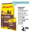 Hundefutter „Festival” im Angebot bei Hellweg in Hemer Hundefutter „Festival” Angebote von Josera bei Hellweg Hemer für 4,99 €