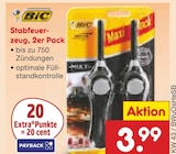 Stabfeuerzeug im Angebot bei Netto Marken-Discount in Trier Stabfeuerzeug Angebote von BIC bei Netto Marken-Discount Trier für 3,99 €