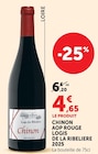 Chinon AOP rouge 2025 - DOMAINE GAUJAL DE SAINT-BON - U Express à Bastia Chinon AOP rouge 2025 - DOMAINE GAUJAL DE SAINT-BON en promo chez U Express Bastia à 4,65 €