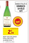 AOP Vin d'Alsace Edelzwicker - A. A.REBSTEIN dans le catalogue Intermarché Super