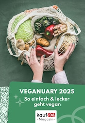 Aktueller kaufDA Magazin Prospekt mit Milch, "Veganuary Ratgeber", Seite 1