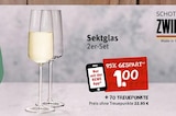 nahkauf Erfurt - Sektglas 2er-Set Angebot im Prospekt Sektglas 2er-Set bei nahkauf im Erfurt Prospekt für 1,00 €