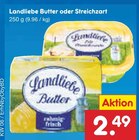 Butter oder Streichzart Angebote von Landliebe bei Netto Marken-Discount Amberg für 2,49 €