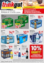 Trinkgut Prospekt "Aktuelle Angebote" für Horn, 4 Seiten, 23.02.2026 - 28.02.2026 Trinkgut Prospekt "Aktuelle Angebote" für Horn, 4 Seiten, 23.02.2026 - 28.02.2026