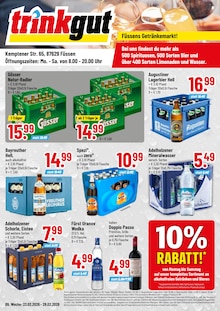 Trinkgut Prospekt Aktuelle Angebote mit 4 Seiten